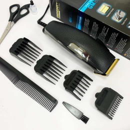 Машинка для стрижки волосся Gemei GM-806 з насадками, Машинка для стрижки голови окантувальна