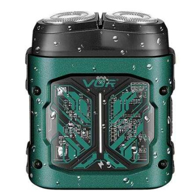 Електробритва VGR V-344. Колір: зелений 