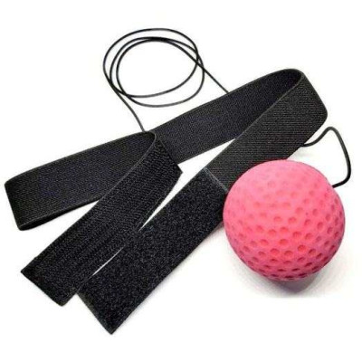 Файтбол на голову тренажер м'яч для боксу на реакцію для відпрацювання удару пов'язка м'ячик боксерський еспандер 