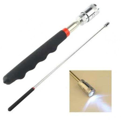 Телескопічний магніт з підсвічуванням для вилучення з важкодоступних місць 19-80 см Телескопічний магніт з підсвічуванням для вилучення з важкодоступних місць 19-80 см