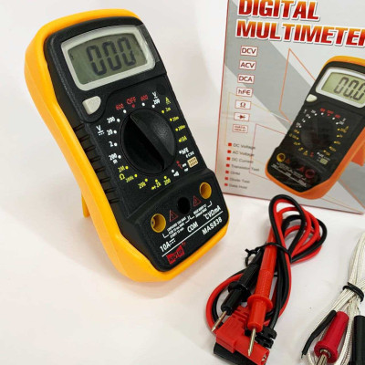 Мультиметр HAOYUE MAS838 з функцією вимірювання температури, перевірка транзисторів, звукове продзвонювання 