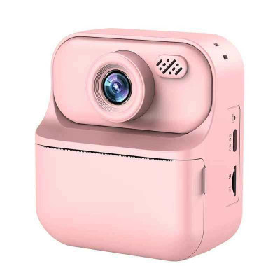 Дитячий фотоапарат миттєвого друку S1 Pink 