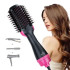 Фен Щітка гребінець 3в1 One step Hair Dryer 1000 Вт 3 режими випрямляч для укладання волосся стайлер з функцією іонізації 