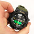 Годинник наручний чоловічий SKMEI 1586AG ARMY GREEN, чоловічий армійський водостійкий тактичний. Колір: зелений 