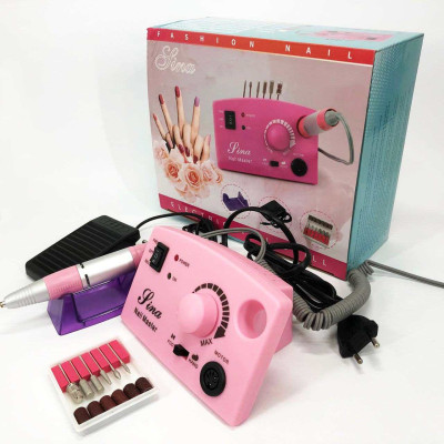 Фрезер DM-211 на 65 Вт. - 45000 об./хв. для манікюру та педикюру з педаллю та додатковими насадками 