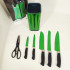 Набір ножів Edenberg EB-11027 7 предметів Green Набір ножів Edenberg EB-11027 7 предметів Green