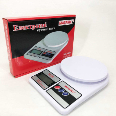 Ваги кухонні MATARIX MX-400 10кг Ваги кухонні MATARIX MX-400 10кг
