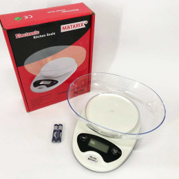 Ваги кухонні Matarix MX-404 Електронні З Чашею Кухонні до 7 кг Кухонні ваги для зважування продуктів Ваги кухонні Matarix MX-404 Електронні З Чашею Кухонні до 7 кг Кухонні ваги для зважування продуктів