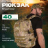 Міцний військовий рюкзак 40л Multicam з MOLLE (Cordura 600D) Міцний військовий рюкзак 40л Multicam з MOLLE (Cordura 600D)