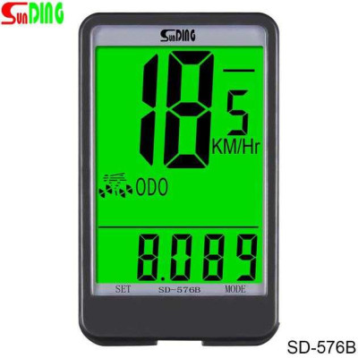 Велокомп'ютер SunDing SD-576B спідометр одометр велосипедний комп'ютер Велокомп'ютер SunDing SD-576B спідометр одометр велосипедний комп'ютер