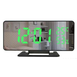 Настільний годинник електронний VST-888Y-4 світлодіодний дзеркальний із зазначенням температури вологості