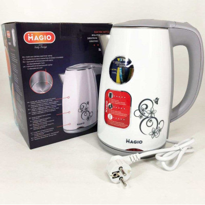 Електрочайник MAGIO MG-512, 1.7 л 1650 Вт, стильний електрочайник, чайник електро, чайник дисковий 