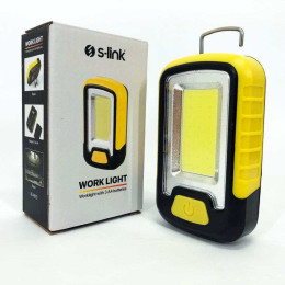 Міні-прожектор S-link SL-F673 (працює на батарейках) з магнітом, світлодіодний ліхтар для кемпінгу