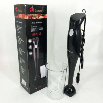 Блендер DOMOTEC MS-5105 400Вт зі склянкою, гарний занурювальний блендер для дому, електричний блендер 