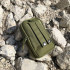 Тактична сумка - сумка для телефону, система MOLLE органайзер тактичний з кордури. Колір: хакі 