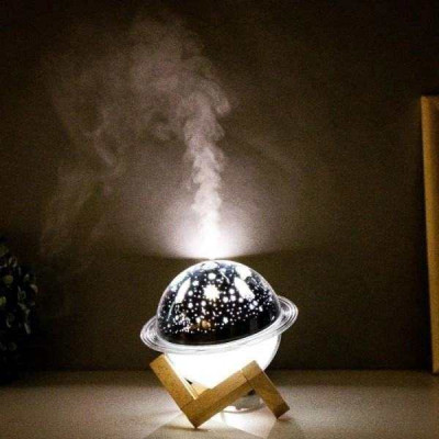 Зволожувач повітря проектор Зоряне небо/ сатурн / Настільний світильник нічник Проекційний 