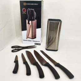 Набір кухонних ножів Edenberg EB-11026, 7 предметів Gray