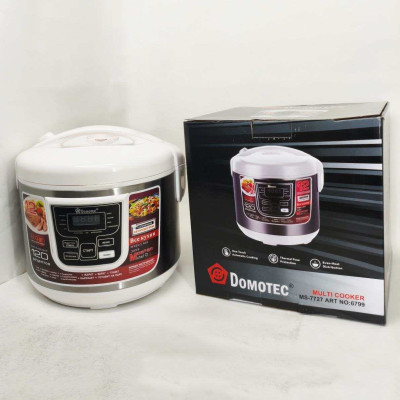 Мультиварка Domotec MS-7727 5 л 900 Вт, 12 режимів, Мультиварка електрична кухонна з чашею 