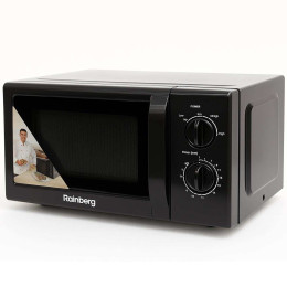Мікрохвильова піч Rainberg RB-7151 20 л 1200 Вт 5 рівнів потужності 8 режимів. Колір: чорний Мікрохвильова піч Rainberg RB-7151 20 л 1200 Вт 5 рівнів потужності 8 режимів. Колір: чорний