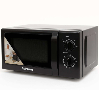Мікрохвильова піч Rainberg RB-7151 20 л 1200 Вт 5 рівнів потужності 8 режимів. Колір: чорний 