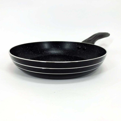 Сковорода UNIQUE UN-5152 Сковорода антипригарна 20 см темний мармур, Якісна сковорода для смаження 