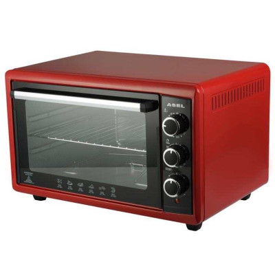 Електрична піч ASEL AF-50-23. Колір: червоний Електрична піч ASEL AF-50-23. Колір: червоний