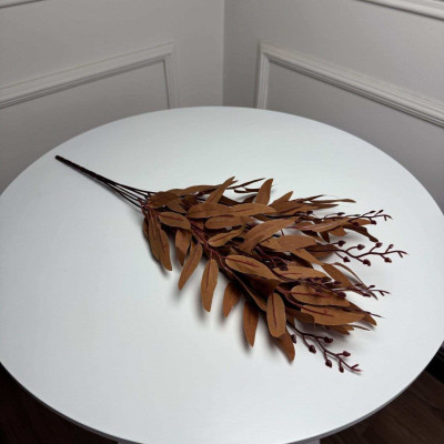 Рускус букет штучний, В-55 см 5шт/уп. Колір: коричневий 