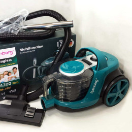 Пилосос Контейнерний Без Мішка Rainberg RB-2267 4200 Вт 4 л Циклонний з Регулятором Потужності