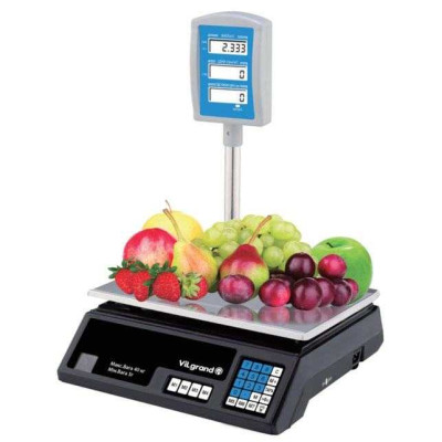 Ваги торговельні ViLgrand VES-6V-41W 40 кг з калькулятором та акумулятором 