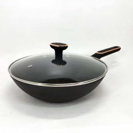 Сковорода Magio MG-1168 з кришкою 28 см кована антипригарна, сковорода якісна на плиту Сковорода Magio MG-1168 з кришкою 28 см кована антипригарна, сковорода якісна на плиту