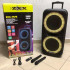 Акустична переносна колонка ZXX-7575 300 Вт акумуляторна з мікрофонами 80х39х33 см 