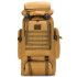 Армійський рюкзак тактичний 70 л Водонепроникний туристичний рюкзак. Колір: койот 