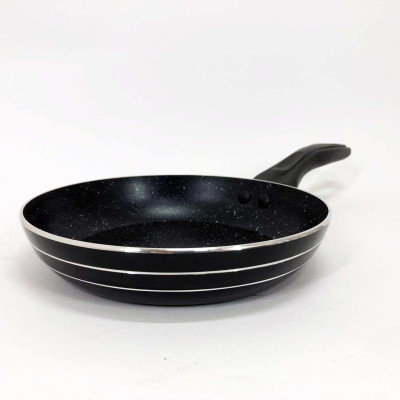 Сковорода UNIQUE UN-5151 антипригарне гранітне покриття 18 см темний мармур 