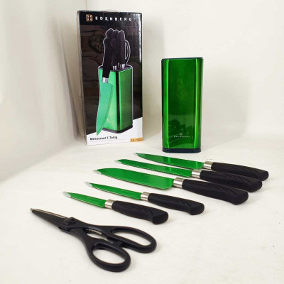 Набір ножів Edenberg EB-11027 7 предметів Green Набір ножів Edenberg EB-11027 7 предметів Green