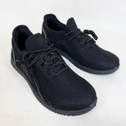 Кросівки літні сітка чорні 41р 26.5см