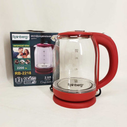 Електрочайник Rainberg RB-2218 3200 Вт 2л Red Електрочайник Rainberg RB-2218 3200 Вт 2л Red