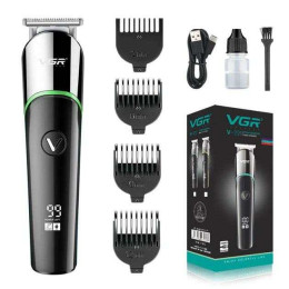 Професійна машинка для стрижки волосся триммер VGR V-291 з насадками, електробритва. Колір: зелений Професійна машинка для стрижки волосся триммер VGR V-291 з насадками, електробритва. Колір: зелений