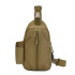 Тактична сумка через плече - водонепроникна сумка слінг з кордури на 4 кишені. Колір: койот 