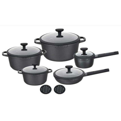 Набір посуду Edenberg EB-5652 12 предметів з мармуровим антипригарним покриттям Набір посуду Edenberg EB-5652 12 предметів з мармуровим антипригарним покриттям