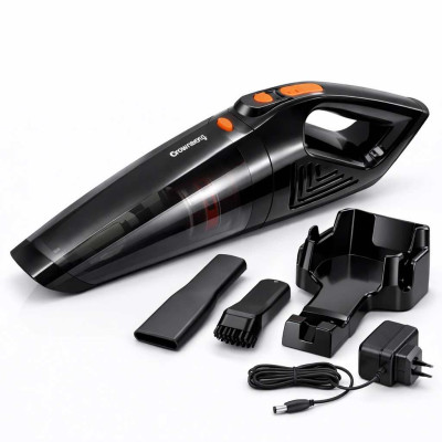 Автомобільний пилосос акумуляторний Crownberg CB-677 150Вт 2000мАч миючий фільтр LED підсвічування 