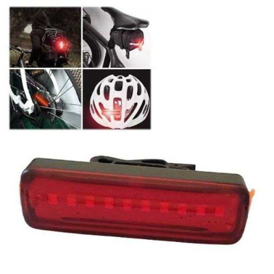 Велоліхтар XFL-102-10SMD, Стоп-сигнал на задню раму велосипеда, Ліхтар для велосипеда з акб. 