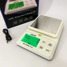 Ваги кухонні QZ-168, 10кг (1г) з таймером Ваги кухонні QZ-168, 10кг (1г) з таймером