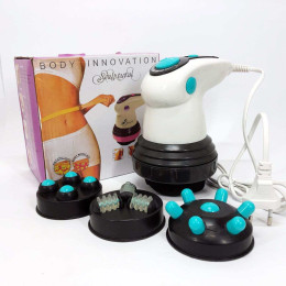 Масажер Для Тіла Інфрачервоний Антицелюлітний Body Innovation Sculptural 4 Насадки MA-118-2 Масажер Для Тіла Інфрачервоний Антицелюлітний Body Innovation Sculptural 4 Насадки MA-118-2