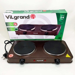 Настільна плита електрична ViLgrand VHP152F. Колір: коричневий