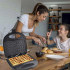 Вафельница Domotec MS-7705  электрическая с антипригарным покрытием 1000 Вт, Электро вафельница 