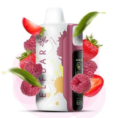 Elf Bar Sour King 30000. Малина полуниця (Red Raspberry Strawberry) 