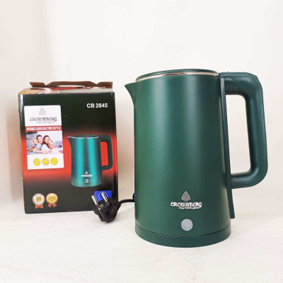 Електрочайник Crownberg CB-2845 дисковий 1.8л 1800Вт Green Електрочайник Crownberg CB-2845 дисковий 1.8л 1800Вт Green