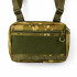 Тактична нагрудна сумка Multicam Cordura 1000D з MOLLE та патч-панеллю, 5 кишень, 30×20×8 см 