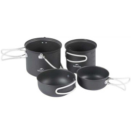 Набір посуду Naturehike NH18T018-G 2 каструлі, 2 кришки