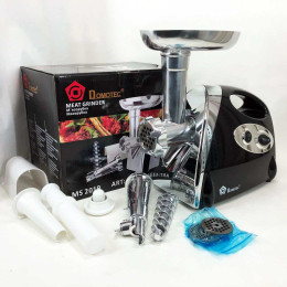 М'ясорубка електрична із соковижималкою Domotec MS-2019 2400Вт Black